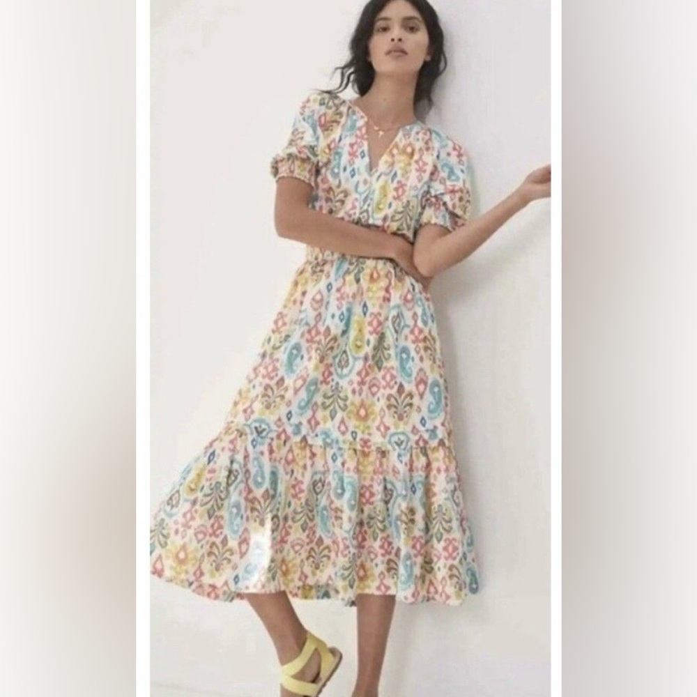 Anthropologie Multicolor Patterned Dress
